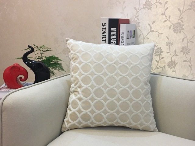 Home Decorative Sofa Throw Pillows Flannel Cushion Cover - Wnkrs