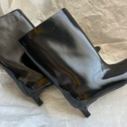 Bottes larges de luxe légères et minimalistes pour femmes