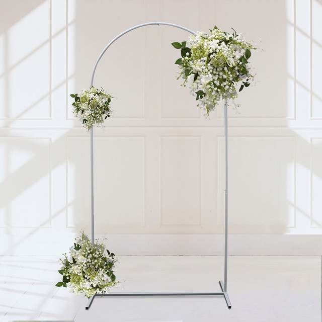 Elegant 2x1m Metal Wedding Arch