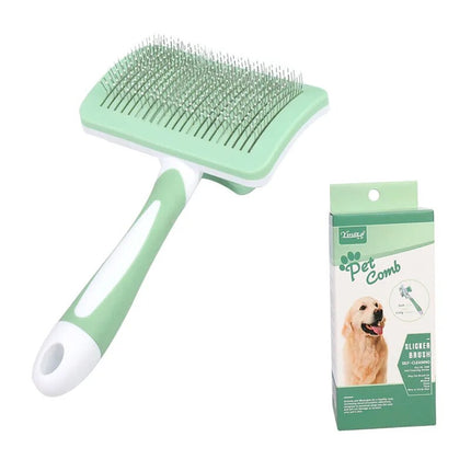Brosse autonettoyante pour chat et poils d'animaux : un indispensable pour le toilettage des animaux de compagnie heureux