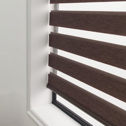 Soft Gauze Curtain Semi-Shading Rolling Curtain Roll-Up Curtain Electric Zebra Curtain - Wnkrs
