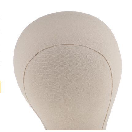 Professional Styling Head Canvas Training Head Cork Block Mannequin Head with Table Clamp Wig Making Hat Display - Wnkrs