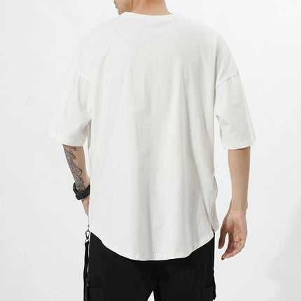 Men's Cotton Side-Zipper T-Shirt - Wnkrs