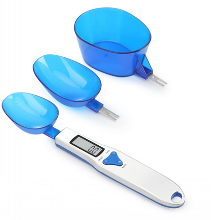 Digital Spoon Scale 500g 0.1g Electronic Measuring Kitchen Spoon With 3 Detachable Weighing Spoons - Wnkrs