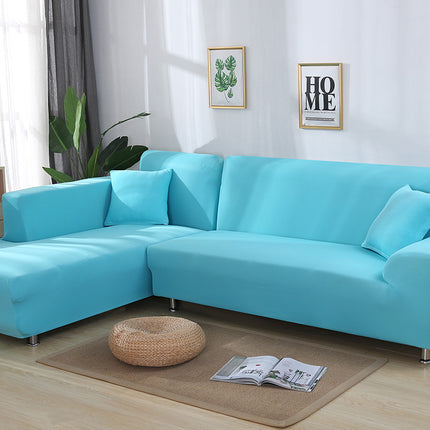 Tight Wrap Sofa Cover Elastic 2 Pieces Sofa Cover with L Style Piece Corner Sofa - Wnkrs