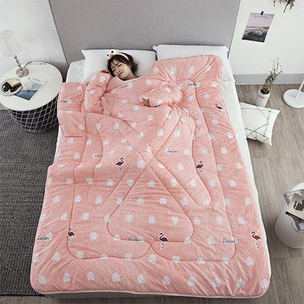 Winter Lazy Quilt with Sleeves - Wnkrs