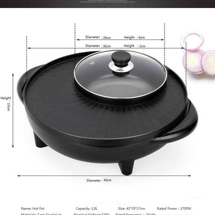 Multifunctional Pot Electric Grill - Wnkrs
