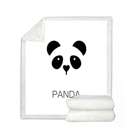 Panda series flannel blanket - Wnkrs