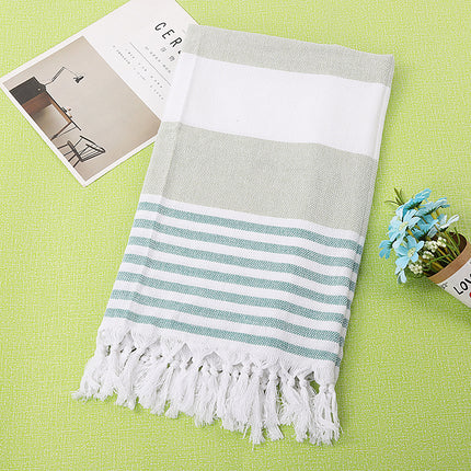 Cotton striped beach towel 100x180cm - Wnkrs