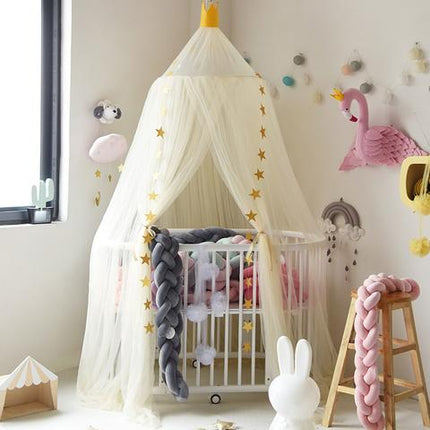 Children's Mosquito Net Baby Crown Army Mesh Bed Tent Tent   Star Ornaments - Wnkrs