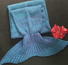 Mermaid Tail Knitting Sleeping Blanket - Wnkrs