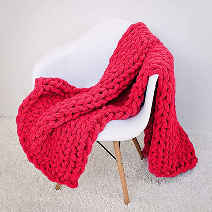 Chenille thick thread blanket handmade blanket - Wnkrs