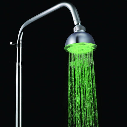 Romantic LED Shower Head Pressurized Water Saving Adjustable 7 Color LED Shower Head Facut Home Bathroom LED Shower Sprinkler - Wnkrs