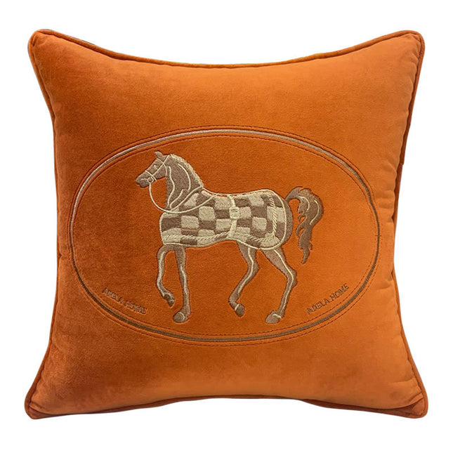 Fashion Simple Hot Stamping Embroidery Cushion Pillowcase - Wnkrs