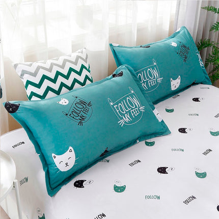 Three-piece Cotton Sheet Duvet Cover - Wnkrs