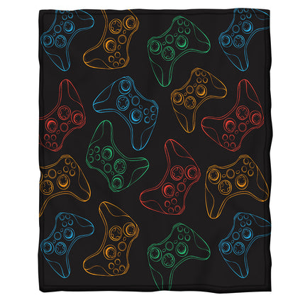 3D Printed Flannel Double Blanket Game Blanket - Wnkrs