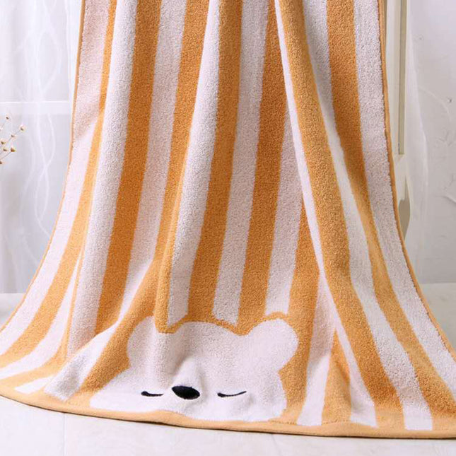 Cartoon Bath Towel Soft Absorbent Multicolor Baby Bath Towel - Wnkrs
