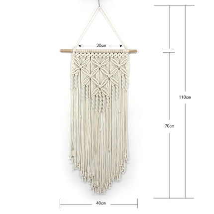 Wall Hangingr Pattern Tapestry Pendant Decoration Wave Wall Handmade Butterfly Simian Weaving - Wnkrs