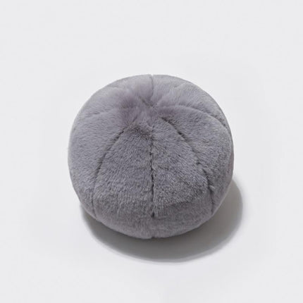 Fur Ball Round Sofa Decoration Pillow Child Cushion - Wnkrs