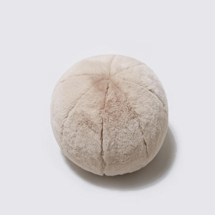 Fur Ball Round Sofa Decoration Pillow Child Cushion - Wnkrs