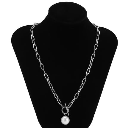 Women's Baroque Pearl Coin Pendant - Wnkrs