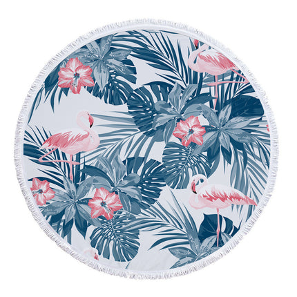 Round printed beach towel - Wnkrs