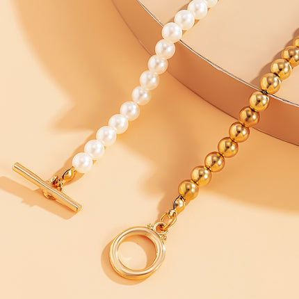 Women's Baroque Pearl Chain Necklace - Wnkrs