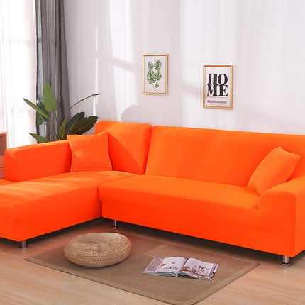 Tight Wrap Sofa Cover Elastic 2 Pieces Sofa Cover with L Style Piece Corner Sofa - Wnkrs