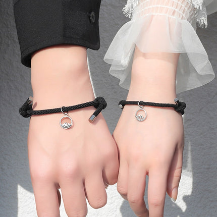 Rope Couple Bracelet with Magnite - Wnkrs