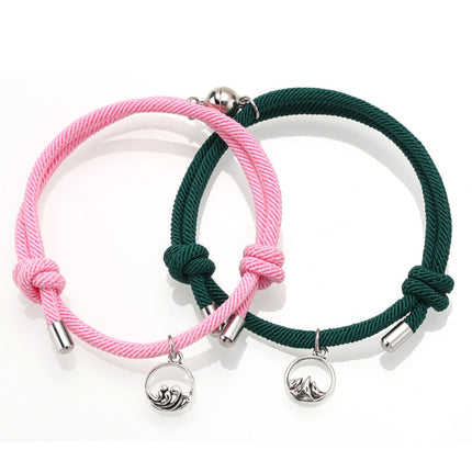 Rope Couple Bracelet with Magnite - Wnkrs