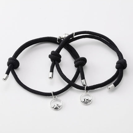 Rope Couple Bracelet with Magnite - Wnkrs