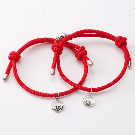 Rope Couple Bracelet with Magnite - Wnkrs