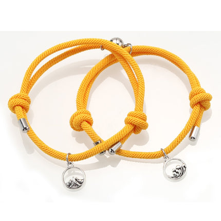 Rope Couple Bracelet with Magnite - Wnkrs
