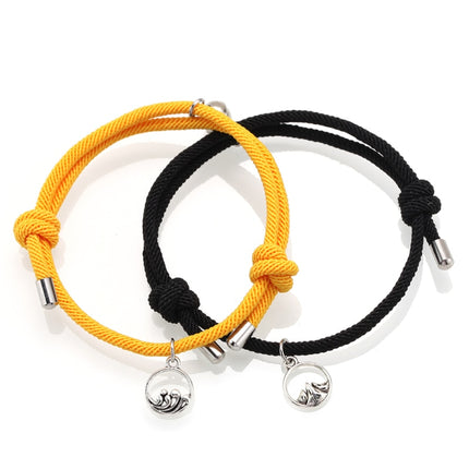 Rope Couple Bracelet with Magnite - Wnkrs