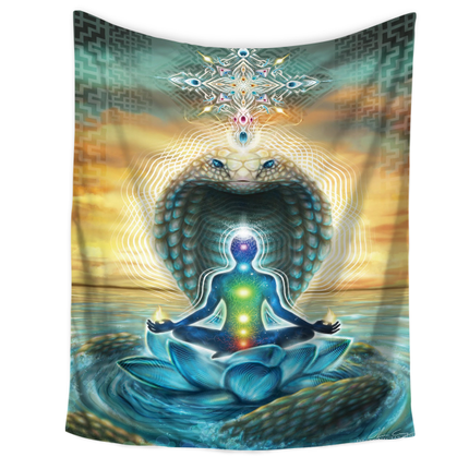 Lotus meditating tapestry - Wnkrs
