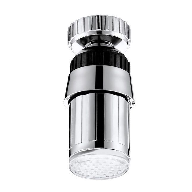360-degree Rotating Sensor Faucet Will Light-emitting Temperature Control Three-color 7-color Light LED Water Faucet Kill - Wnkrs