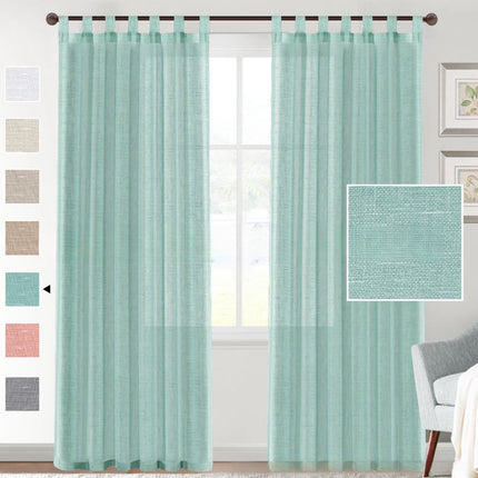 Linen Yarn Curtain Transparent Window Screen - Wnkrs
