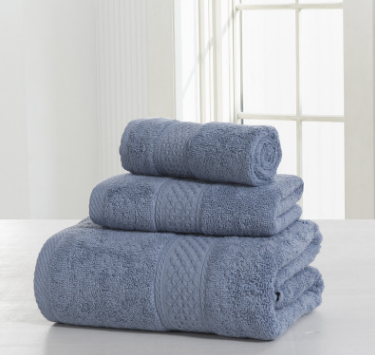 Cotton soft double-sided thickening towel skin-friendly bath towel beauty salon bathrobe bath towel set - Wnkrs