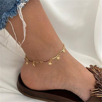 Summer Anklet with Star Pendant - Wnkrs