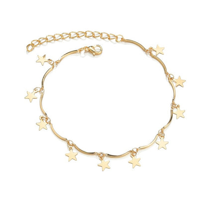 Summer Anklet with Star Pendant - Wnkrs