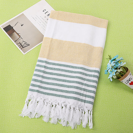 Cotton striped beach towel 100x180cm - Wnkrs
