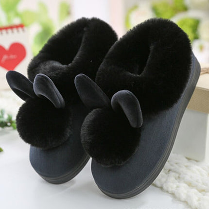 Women's Rabbit Ears Fur Slippers - Wnkrs