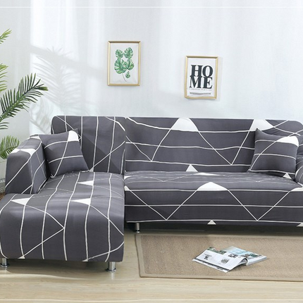 L shaped Sofa Cover Stretch Sectional Couch Cover Sofa Set - Wnkrs