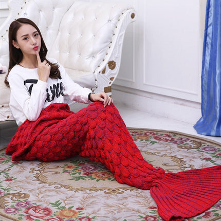 Air Conditioning Scale Sofa Blanket Mermaid Tail - Wnkrs