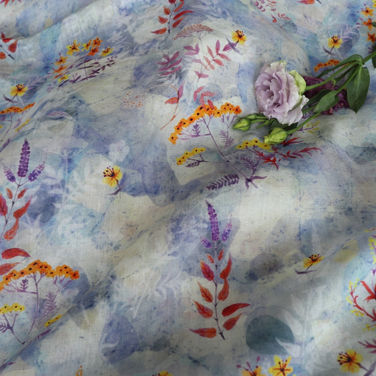Natural Pure Ramie Digital Printing Fabric