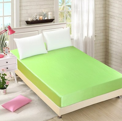 Summer ice silk silk silk bed  solid color bed cover bed package  bed cover special pillowcase - Wnkrs