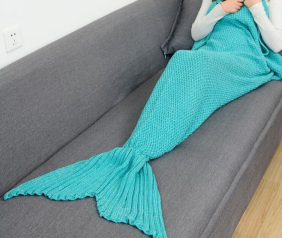 Mermaid Tail Knitting Sleeping Blanket - Wnkrs