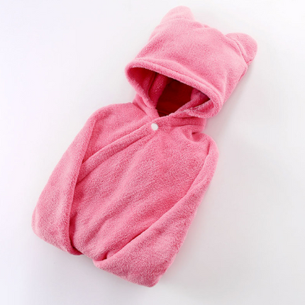 Cotton baby care hooded bath towel - Wnkrs