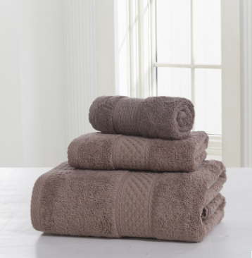 Cotton soft double-sided thickening towel skin-friendly bath towel beauty salon bathrobe bath towel set - Wnkrs