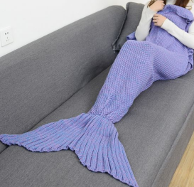 Mermaid Tail Knitting Sleeping Blanket - Wnkrs